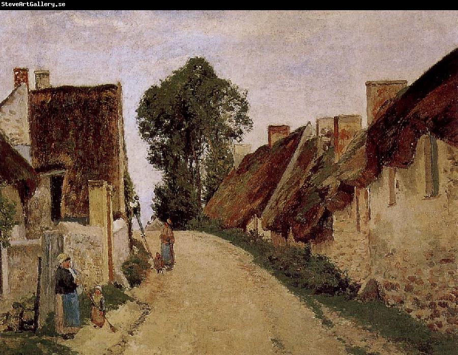 Camille Pissarro Overton village cul-de sac